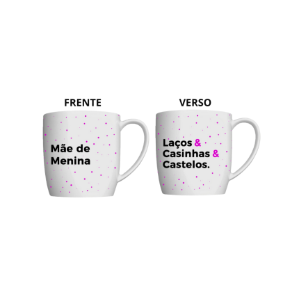 Caneca Urban 360ml - Mãe de Menina