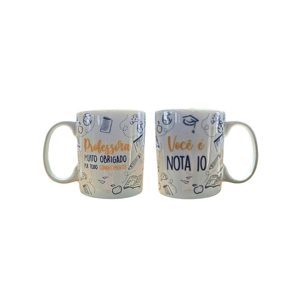 Caneca Chocolate 300ml - Professora Nota 10