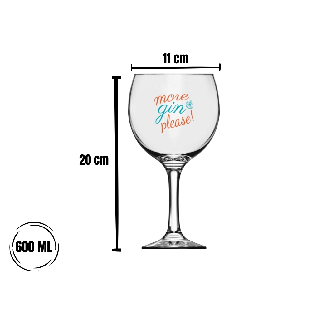 Taça Gin 600ml - More Gin Please - Imagem 2
