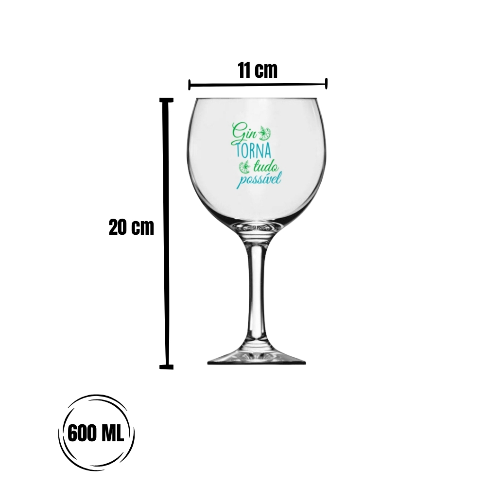 Taça Gin 600ml - Torna tudo possível - Imagem 2