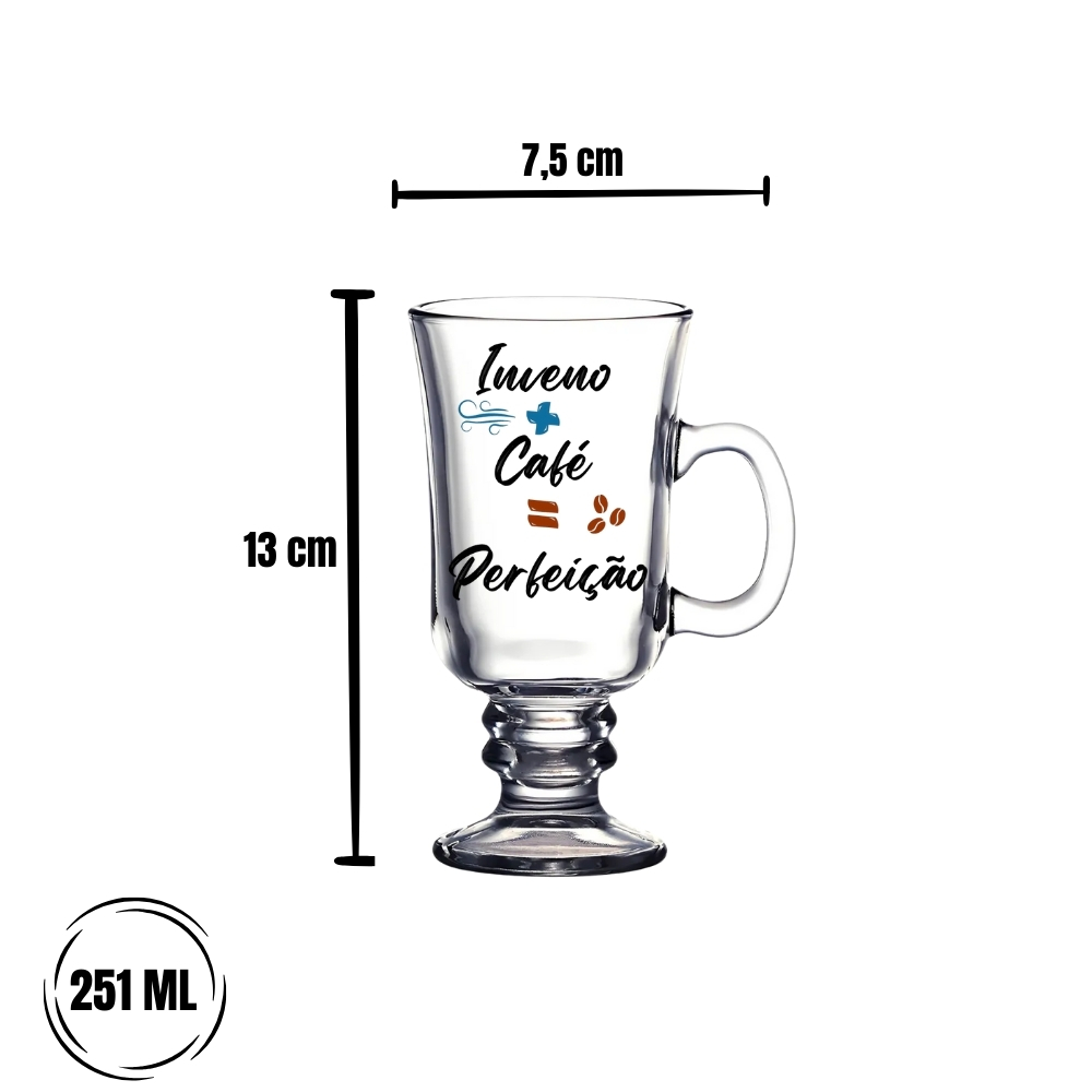 Taça Irish Coffee Libbey 251ml - Invermo + Café = Perfeição - Imagem 2