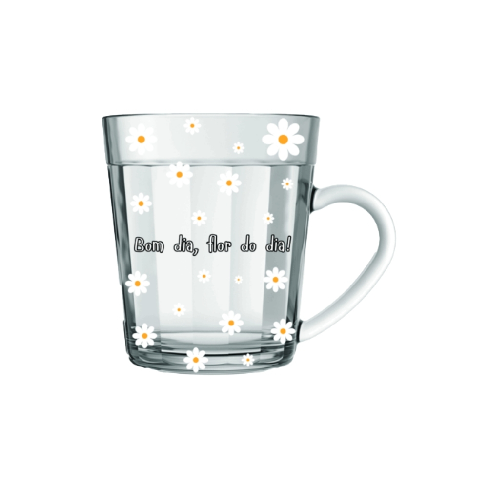 Caneca Bom dia flor do dia- 270ml