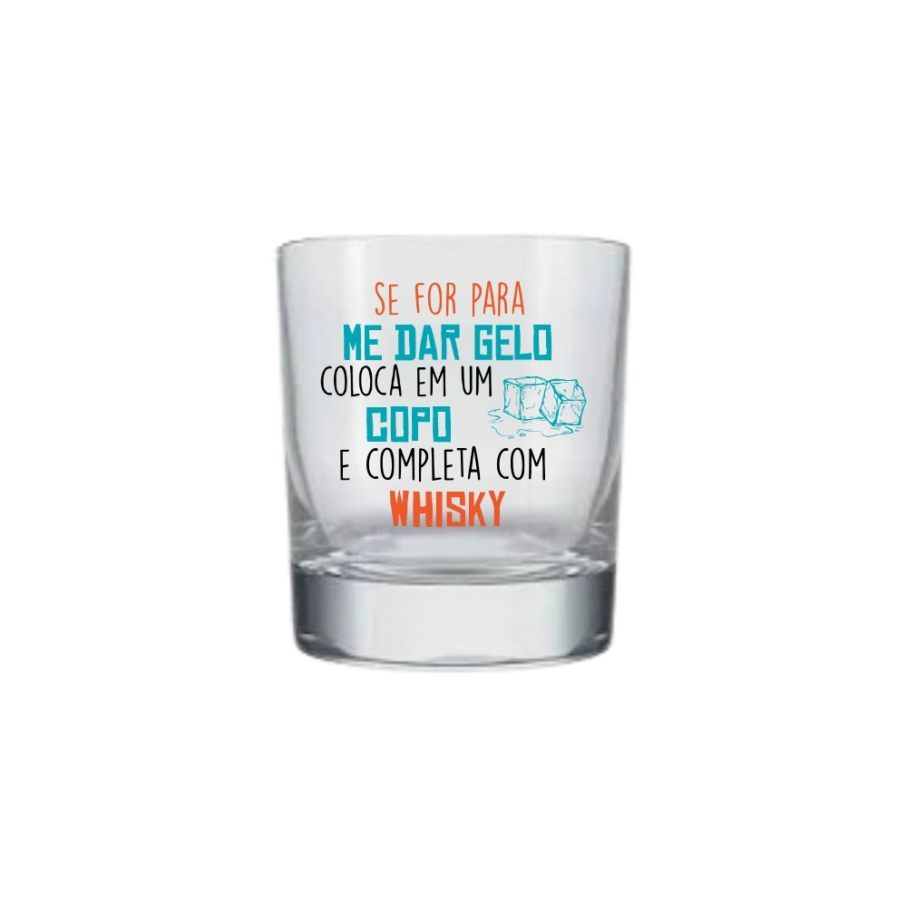 Copo Atol 310ml - Gelo com Whisky
