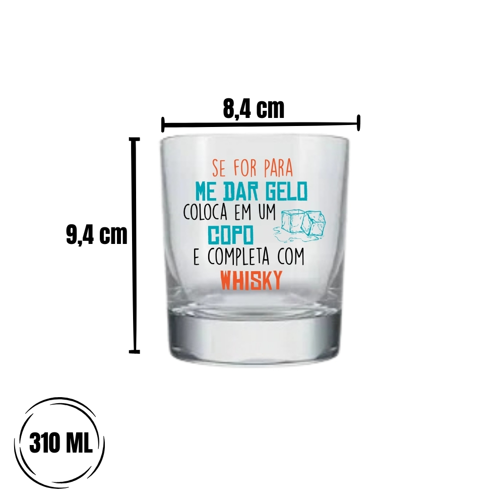 Copo Atol 310ml - Gelo com Whisky - Imagem 2