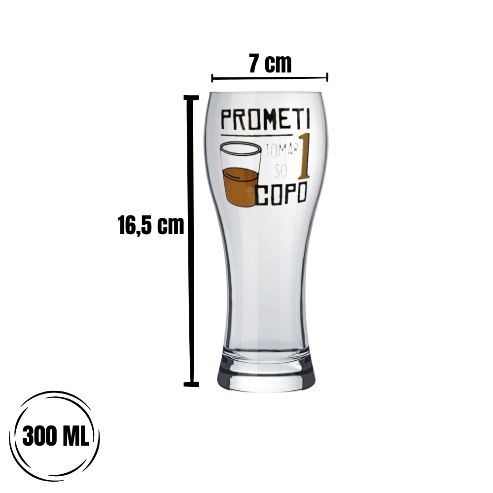 Copo Joinville 300ml - Prometi que vou tomar só um copo - Imagem 2