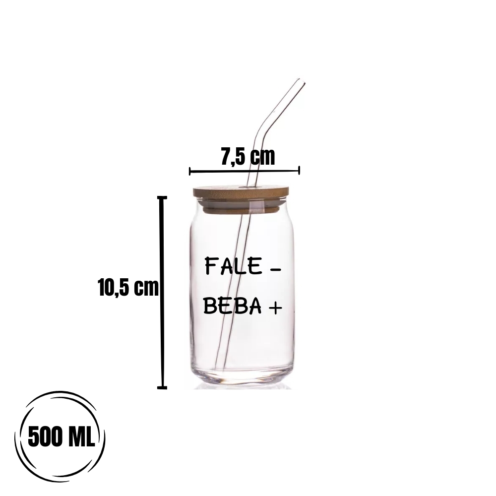 Copo S/ Alça Bambu 500ml - Fale - Beba + - Imagem 2