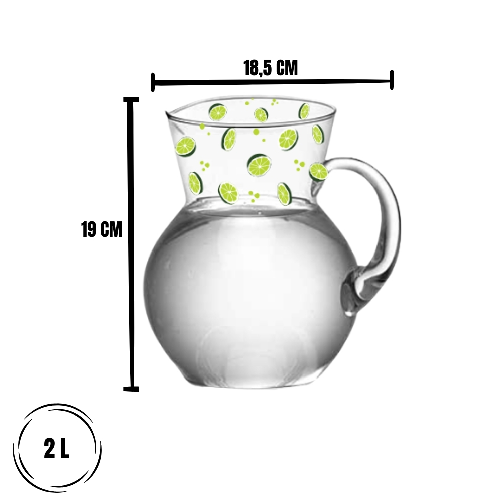 Jarra Barrigudinha 2L - Limão - Imagem 2
