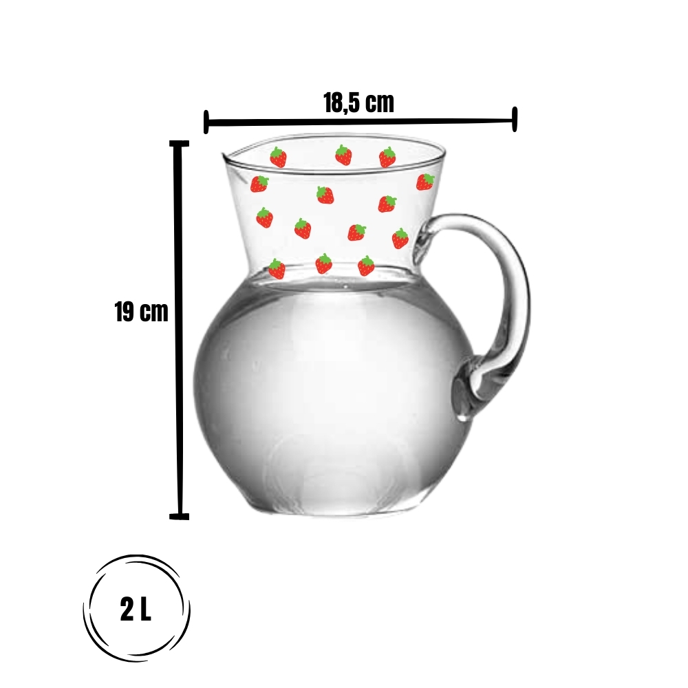 Jarra Barrigudinha 2L - Moranguinho - Imagem 2